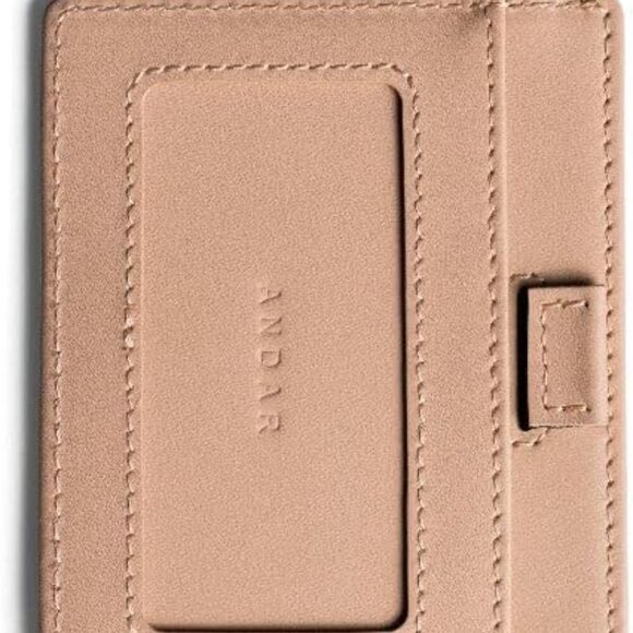 Slim Leather Card Holder RFID Block Wrislet Wallet for Women Compact Stylish - Picture 4 of 6